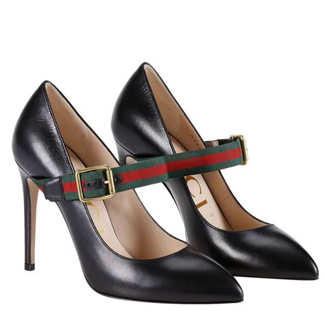 gucci womens open toe heels with ankle buckle|Gucci snake high heels.